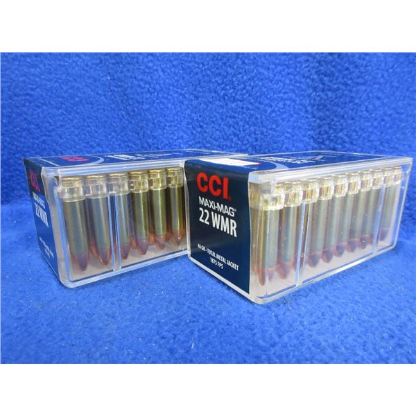 22 WMR 40gr TMJ CCI Maxi-Mag (Pick Up or Ship by UPS Only)