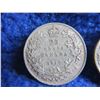 Image 2 : 2 Canadian 25 Cent Coins - .925 Silver - 1916, 1917