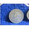 Image 5 : 2 Canadian 25 Cent Coins - .925 Silver - 1916, 1917
