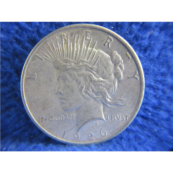 1926 USA One Dollar "Peace Dollar" - .900 Silver
