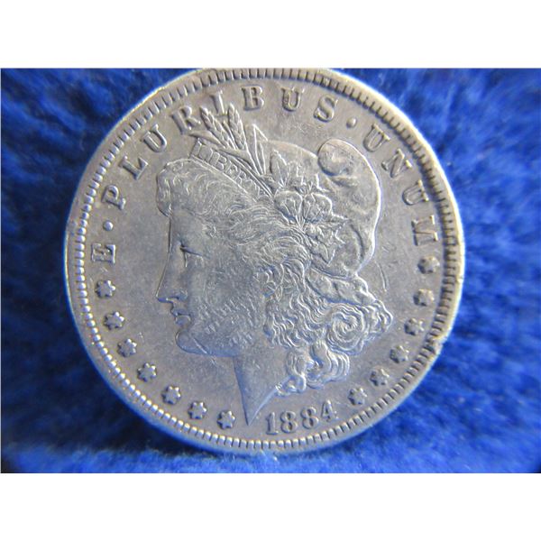 1884 USA One Dollar "Morgan Dollar" - .900 Silver
