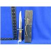 Image 1 : Vintage Original Bowie Knife w/ Stag Handle & Leather Sheath