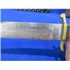 Image 2 : Vintage Original Bowie Knife w/ Stag Handle & Leather Sheath