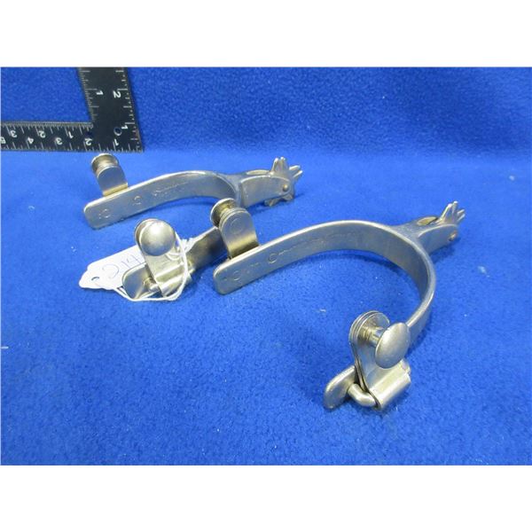 Pair of Vintage North & Judd Spurs with Anchor Marking
