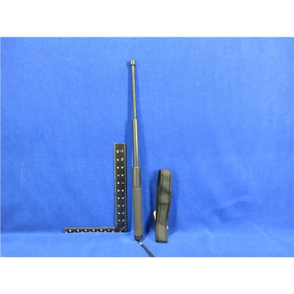 Telescopic Baton with Sheath - 9", Extends to 22"