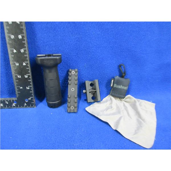 Lot of Misc. - Daniel Defense AR Pistol Grip, 2 Mounts, Lens Cloth