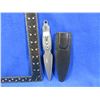 Image 1 : NEW - CKRT Shrill 2075 Fixed Blade Knife with Leather Sheath