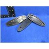 Image 2 : 3 Unknown Buttplates - 3 1/8 C/C, 3 1/16 C/C, 4 Hole is 3 5/8 C/C