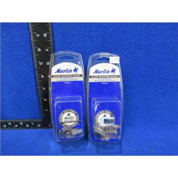 NEW - 2 Marlin Scope Bases for 900 Series Rimfire Bolt Action Rifles