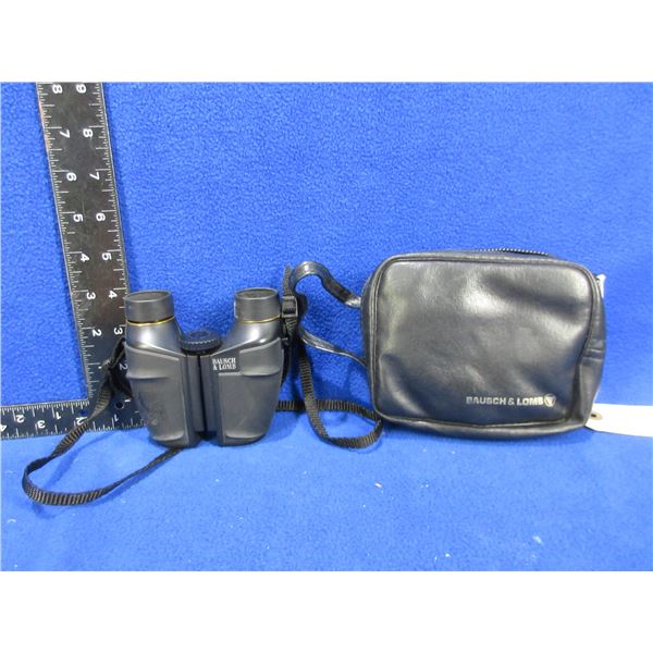 Bausch & Lomb 12x25 Compact Binoculars w/ Carry Case & Neck Strap