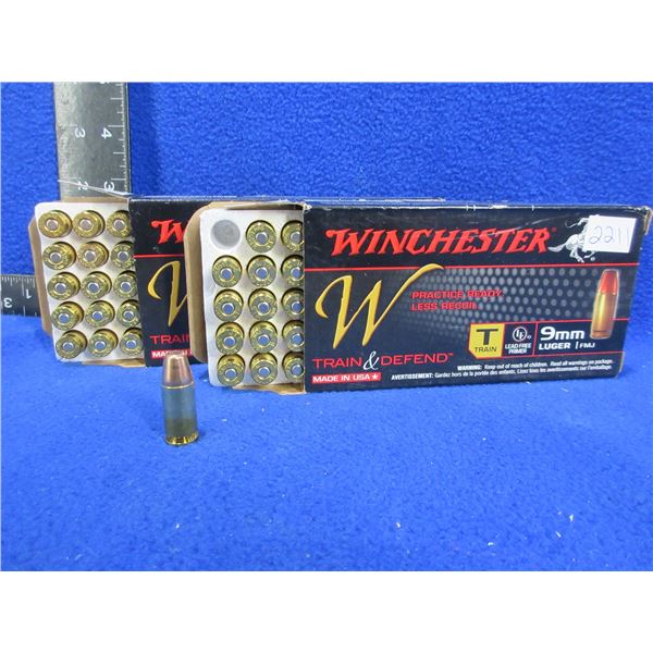 9MM Luger 147gr FMJ Winchester (Pick Up or Ship by UPS Only)