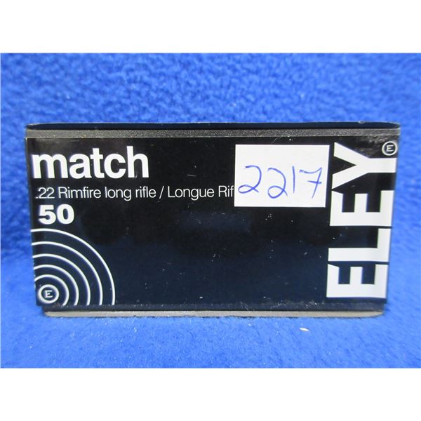 22 LR Match Eley Cartridges (Pick Up or Ship by UPS Only)