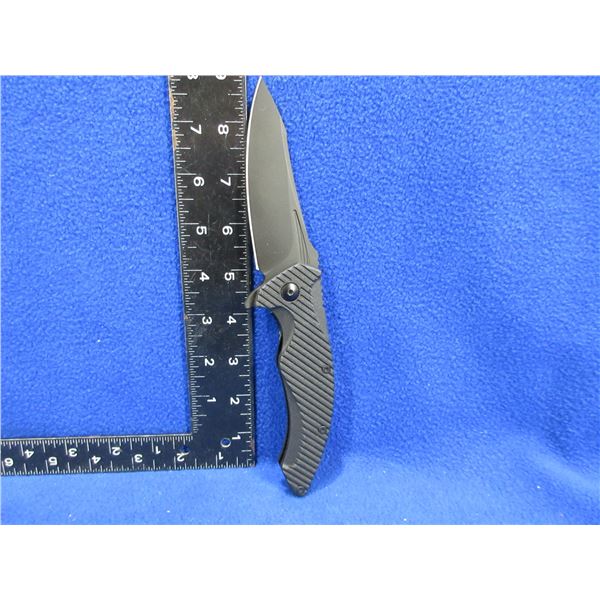 Folding Lock Blade Clip Pocket Knife - Appears New