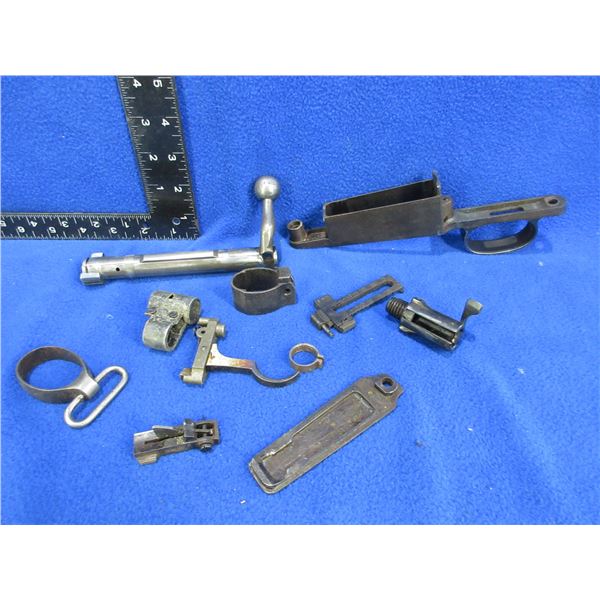 Lot of M96 Parts - Bolt, Trigger/Guard, Sight, Barrel Bands, Etc.