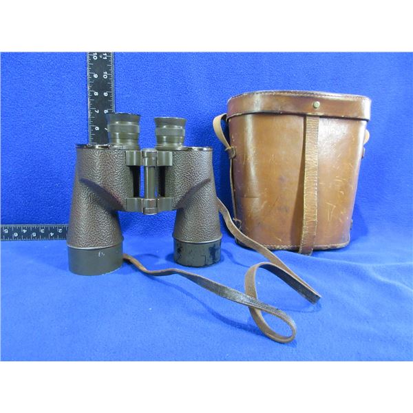 Canadian Military 7x50 Binoculars with Leather Case