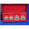 Image 1 : 4 Police Cap Badges - 2 RCMP, 2 NWMP