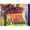 Image 2 : Framed Show Print on Canvas - Le Bon, La Brute, Le Truand, Clint Eastwood