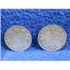 Image 1 : 2 Canadian 25 Cent Coins - .925 Silver - 1918, 1919