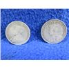 Image 4 : 2 Canadian 25 Cent Coins - .925 Silver - 1918, 1919
