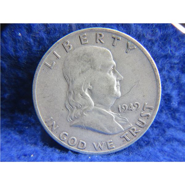 1949 USA "Franklin Half Dollar" - .900 Silver