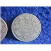 Image 3 : 2 Canadian 25 Cent Coins - .925 Silver - 1912, 1914