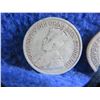Image 5 : 2 Canadian 25 Cent Coins - .925 Silver - 1912, 1914