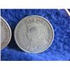 Image 6 : 2 Canadian 25 Cent Coins - .925 Silver - 1912, 1914