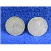 Image 4 : 2 Canadian 25 Cent Coins - .800 Silver - 1928, 1935