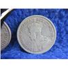 Image 6 : 2 Canadian 25 Cent Coins - .800 Silver - 1928, 1935