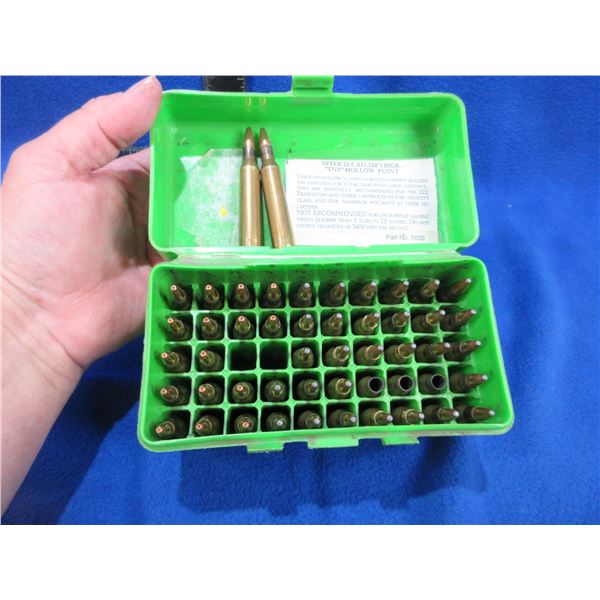 220 Swift Reloads - Box of 47 + 3 Brass (Pick Up or Ship by UPS Only)