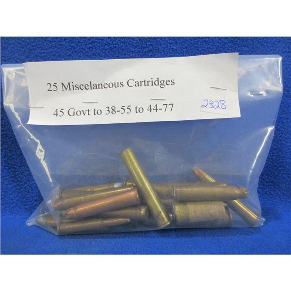 Collector Ammo - 25 Misc. Cartridges (Pick Up or Ship by UPS Only)