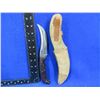 Image 2 : Lamplough Cutlery Fixed Blade Knife with Leather Sheath