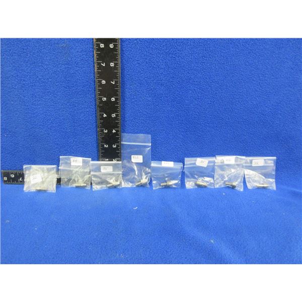8 Case Trimmer Reloading Pilots - 22, 24, 32, 35 x 2, 375, 416, 452