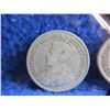 Image 5 : 2 Canadian 25 Cent Coins - .925 Silver - 1913, 1919