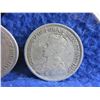 Image 6 : 2 Canadian 25 Cent Coins - .925 Silver - 1913, 1919