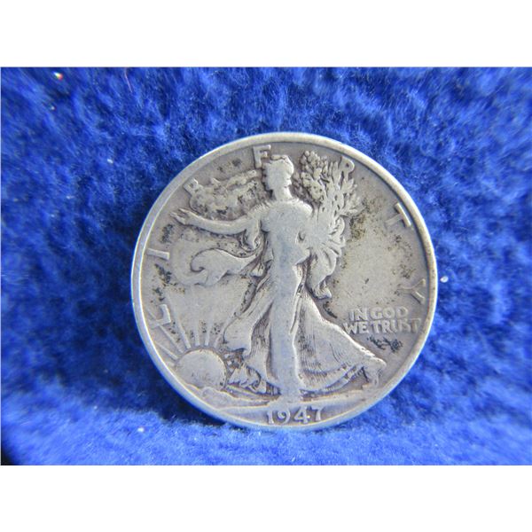1947 USA "Walking Liberty Half Dollar" - .900 Silver