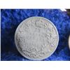 Image 2 : 2 Canadian 25 Cent Coins - .925 Silver - 1912, 1919