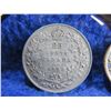 Image 2 : 2 Canadian 25 Cent Coins - .800 Silver - 1929, 1930