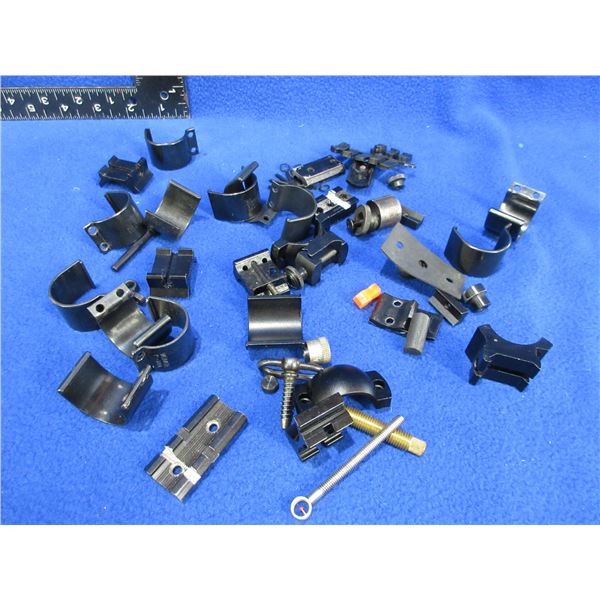 Lot of Misc. Gun Parts - Rings, Swivels, Bases, Etc. - Gunsmith Delight