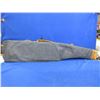 Image 2 : Vintage Soft Gun Case - 45" - Appears to be Denim w/ Leather