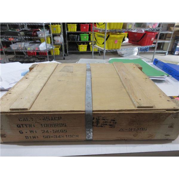 45 ACP Sealed 1000 Round Crate - PICK UP ONLY