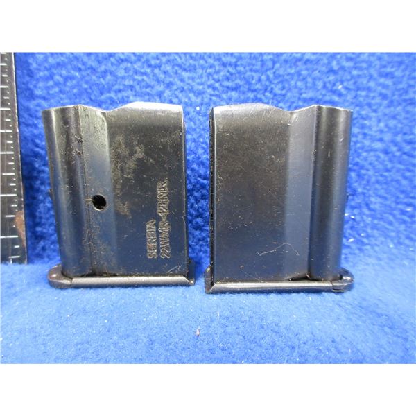 2 - 17 HMR/22 WMR Zastava MP22, Z5 - 5 Round Magazines