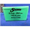 Image 2 : 6.5MM .264" 142gr HPBT Match Sierra Bullets - Sealed Box of 100