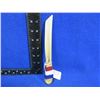 Image 2 : Native American Bone Knife with Beadwork - 7 3/4" Total Length
