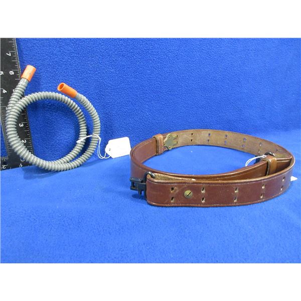 Winchester Leather Sling with Swivels and a Vintage Elk Call