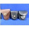 Image 1 : 3 Leather Handcuff Pouches