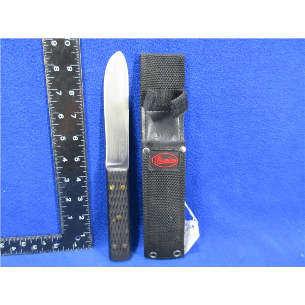 Fixed Blade Knife with Sheath - J. Russell & Co. Green River Works