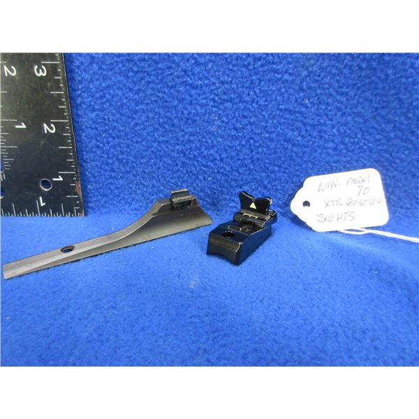 Winchester Model 70 XTR Post 64 Front and Rear Sights