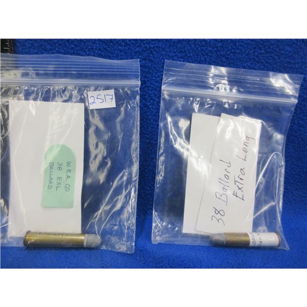 Collector Ammo - 38 Ballard Extra Long (Pick Up or Ship by UPS Only)