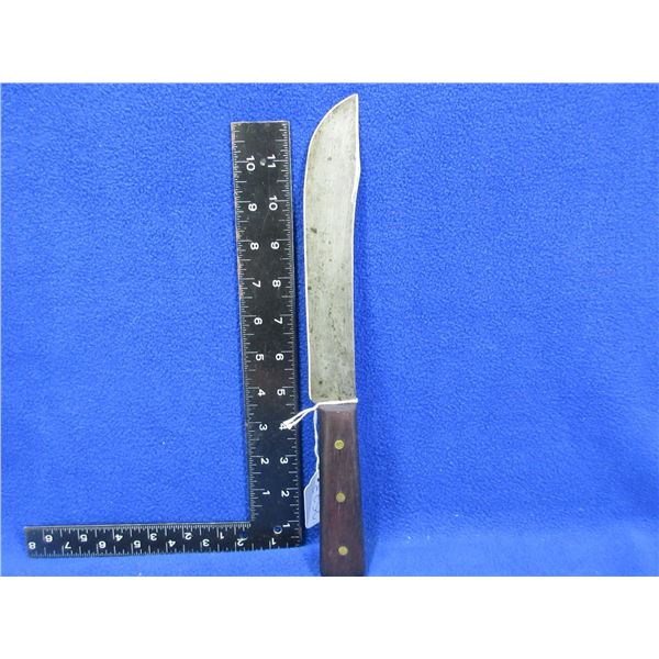 Vintage Butcher Knife - 8" Blade, 12 1/2" Total Length
